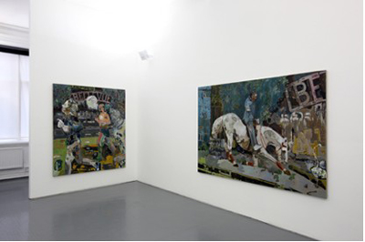 Dougal McKenzie: Installation detail from exhibition Dunkelbunt, February - March 2009; courtesy the artist and the Third Space Gallery, Belfast